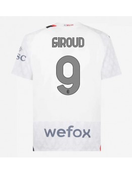 AC Milan Olivier Giroud #9 Replika Borta Kläder 2023-24 Kortärmad